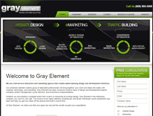 Tablet Screenshot of grayelement.com